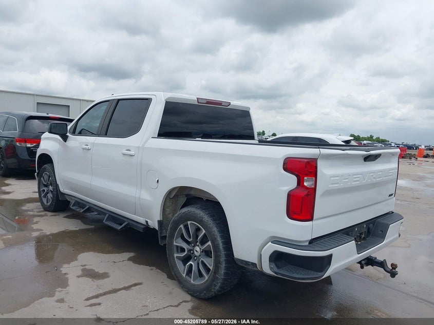 2021 Chevrolet Silverado VIN 3GCPWDED0MG278477 IAAI salvage auction — HAIL, Salvage Title, sold $10,500 on 2026-07-16 (photo 3)
