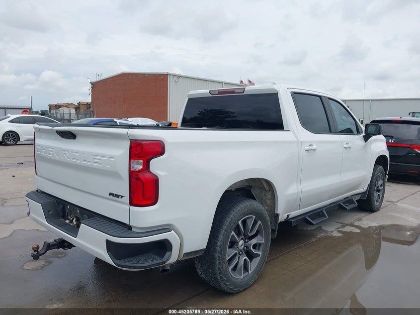 2021 Chevrolet Silverado VIN 3GCPWDED0MG278477 IAAI salvage auction — HAIL, Salvage Title, sold $13,700 on 2026-07-29 (photo 4)