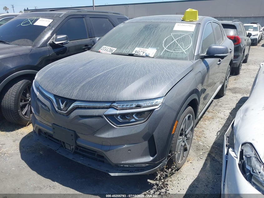 2024 Vinfast Vf 8 VIN RLLV1AFA0RH007981 IAAI salvage auction — FRONT END, Salvage Certificate (California), sold $8,200 on 2026-07-22 (photo 2)