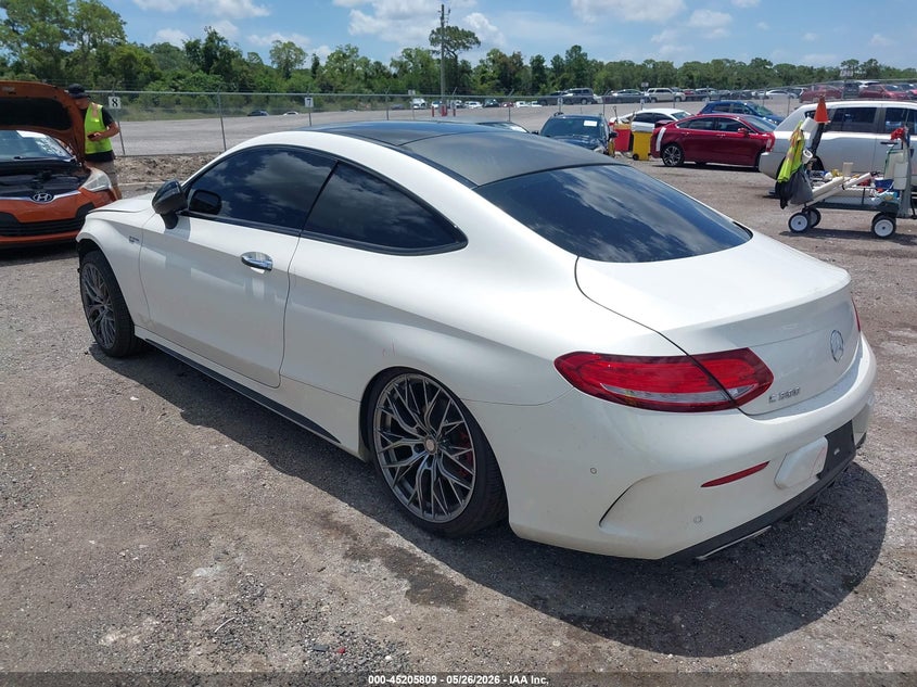 2017 Mercedes-benz C-klasse VIN WDDWJ4JB5HF328088 IAAI salvage auction — FRONT END, Rebuildable (Florida), sold $25 on 2026-07-30 (photo 3)