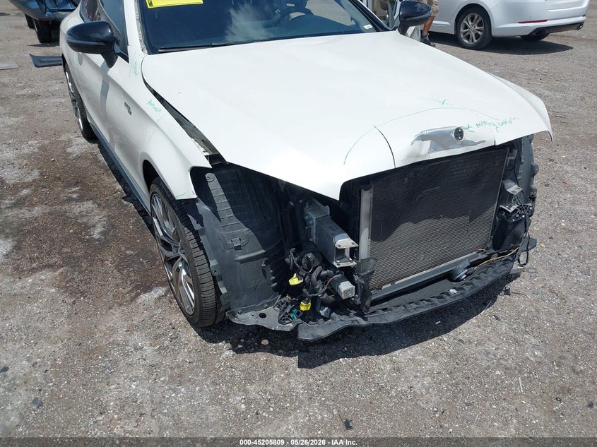 2017 Mercedes-benz C-klasse VIN WDDWJ4JB5HF328088 IAAI salvage auction — FRONT END, Rebuildable (Florida), sold $25 on 2026-07-30 (photo 6)