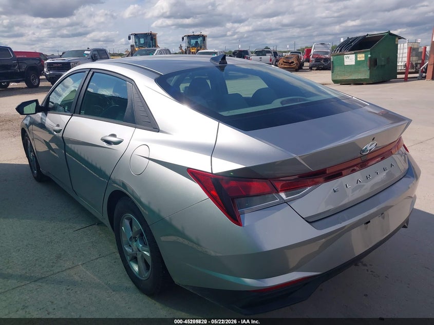 2021 Hyundai Elantra VIN 5NPLL4AG1MH050776 IAAI salvage auction — SIDE, Sf97 (Texas), sold $15,275 on 2026-07-07 (photo 3)