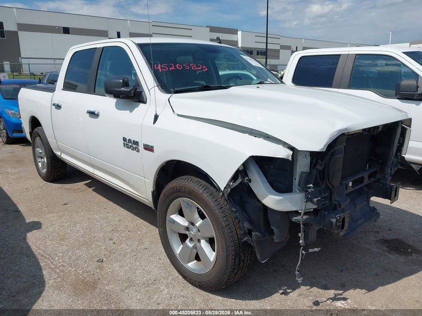 2016 Ram 1500 VIN 3C6RR7LTXGG174957 IAAI salvage auction — FRONT END, Salvage Title, sold $5,600 on 2026-07-28 (photo 1)
