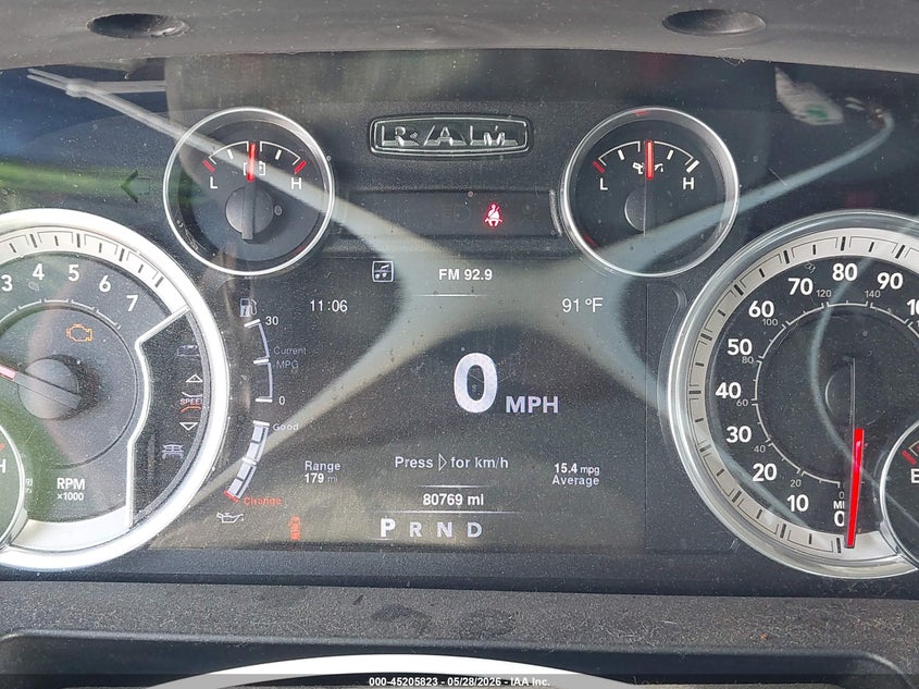 2016 Ram 1500 VIN 3C6RR7LTXGG174957 IAAI salvage auction — FRONT END, Salvage Title, sold $5,600 on 2026-07-28 (photo 7)