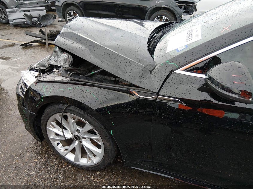 2022 Audi A5 VIN WAUCBCF5XNA034179 IAAI salvage auction — LEFT FRONT, Original (Texas), sold $10,500 on 2026-08-22 (photo 6)