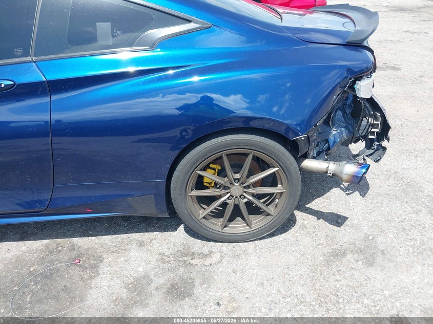2017 Infiniti Q60 VIN JN1EV7EKXHM360250 IAAI salvage auction — FRONT & REAR, Salvage Title, sold $3,300 on 2026-07-09 (photo 6)