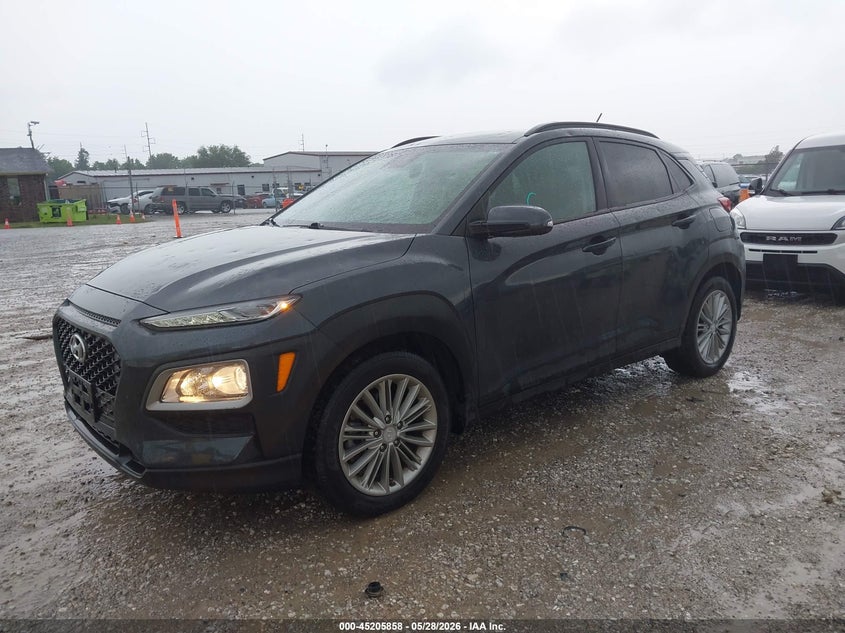 2019 Hyundai Kona VIN KM8K2CAA3KU360480 IAAI salvage auction — HAIL, Salvage Title, sold $3,300 on 2026-07-20 (photo 2)