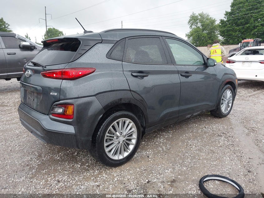 2019 Hyundai Kona VIN KM8K2CAA3KU360480 IAAI salvage auction — HAIL, Salvage Title, sold $3,300 on 2026-07-20 (photo 4)