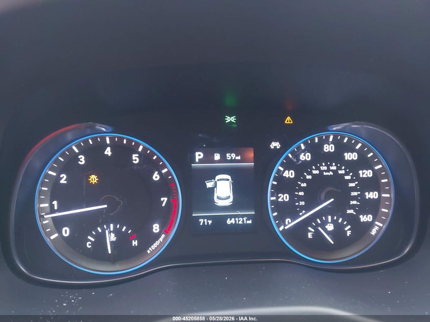 2019 Hyundai Kona VIN KM8K2CAA3KU360480 IAAI salvage auction — HAIL, Salvage Title, sold $3,300 on 2026-07-20 (photo 7)