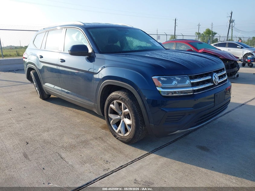 2018 Volkswagen Atlas VIN 1V2AP2CA8JC595310 IAAI salvage auction — RIGHT REAR, Salvage (Texas), sold $3,650 on 2026-07-31 (photo 1)