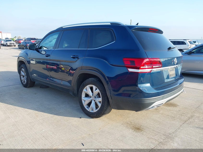 2018 Volkswagen Atlas VIN 1V2AP2CA8JC595310 IAAI salvage auction — RIGHT REAR, Salvage (Texas), sold $3,650 on 2026-07-31 (photo 3)
