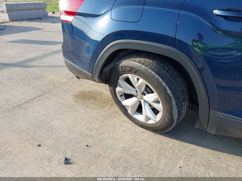 2018 Volkswagen Atlas VIN 1V2AP2CA8JC595310 IAAI salvage auction — RIGHT REAR, Salvage (Texas), sold $3,650 on 2026-07-31 (photo 6)