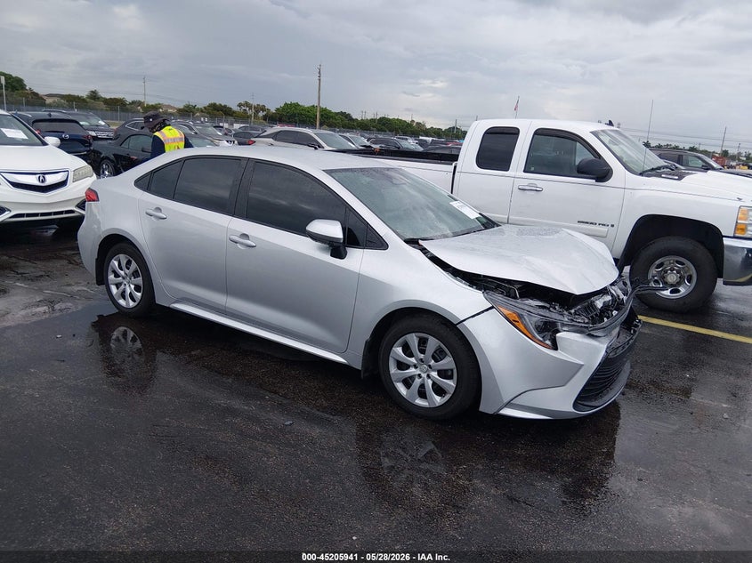 2025 Toyota Corolla VIN 5YFB4MDE0SP248929 IAAI salvage auction — LEFT FRONT, Rebuildable (Florida), sold $6,950 on 2026-07-30 (photo 1)