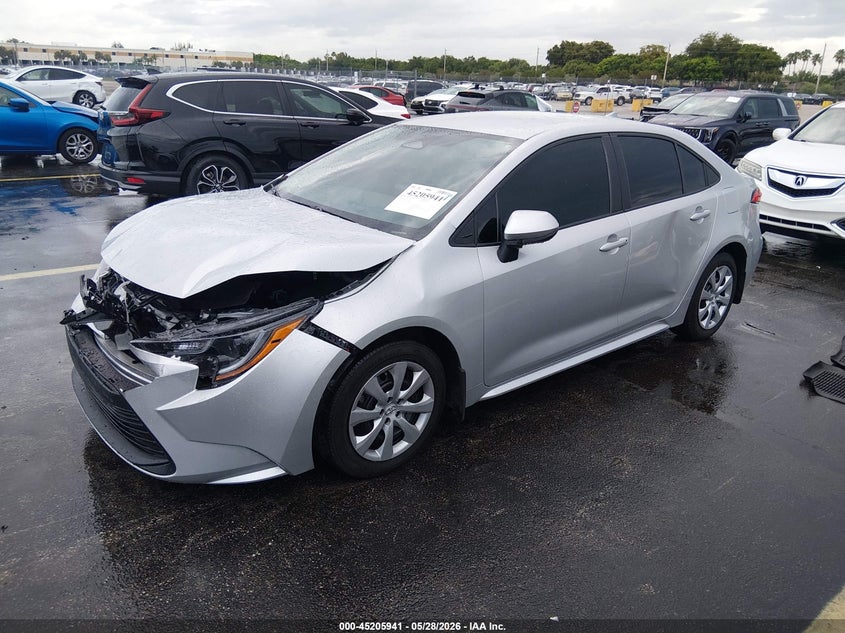 2025 Toyota Corolla VIN 5YFB4MDE0SP248929 IAAI salvage auction — LEFT FRONT, Rebuildable (Florida), sold $6,950 on 2026-07-30 (photo 2)