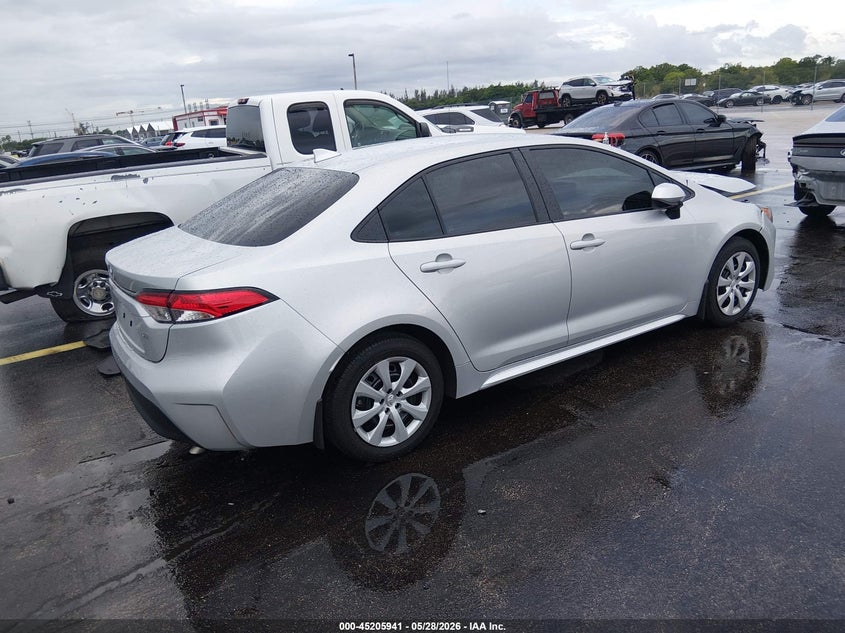 2025 Toyota Corolla VIN 5YFB4MDE0SP248929 IAAI salvage auction — LEFT FRONT, Rebuildable (Florida), sold $6,950 on 2026-07-30 (photo 4)