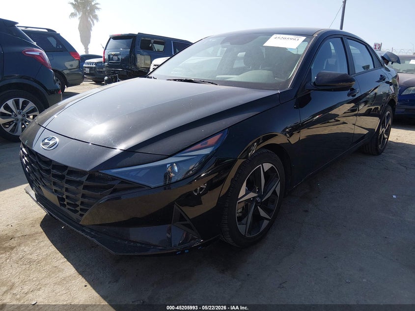 2023 Hyundai Elantra VIN KMHLS4AG8PU416497 IAAI salvage auction — REAR END, Salvage (California), sold $4,550 on 2026-07-17 (photo 2)