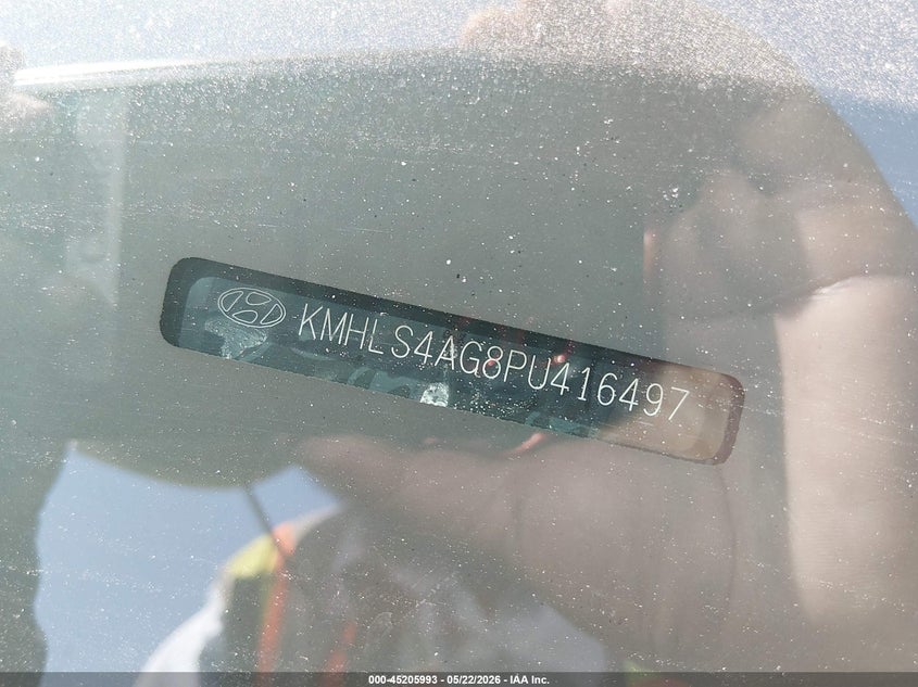 2023 Hyundai Elantra VIN KMHLS4AG8PU416497 IAAI salvage auction — REAR END, Salvage (California), sold $4,550 on 2026-07-17 (photo 9)