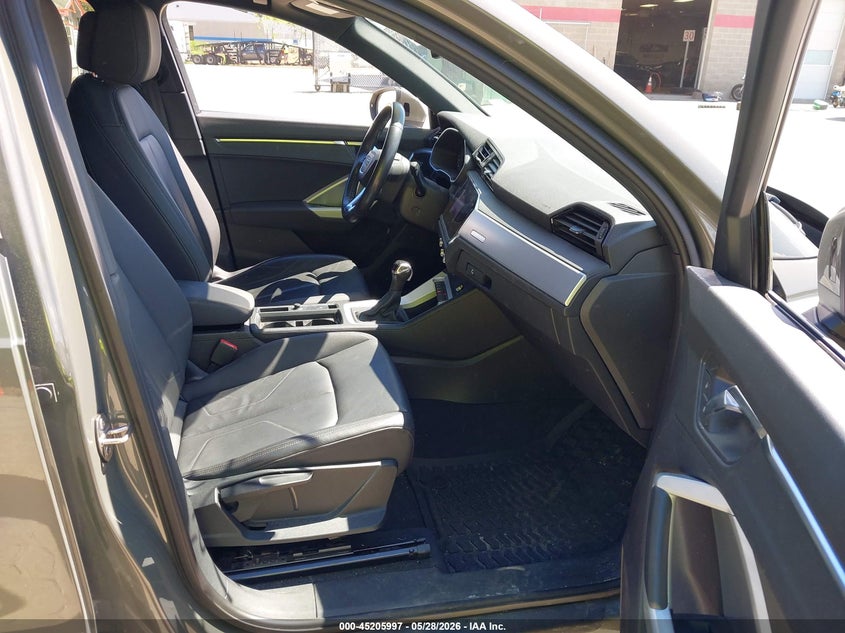 2020 Audi Q3 VIN WA1AECF37L1107628 IAAI salvage auction — LEFT SIDE, Salvage (Maine), sold $10,200 on 2026-07-06 (photo 5)
