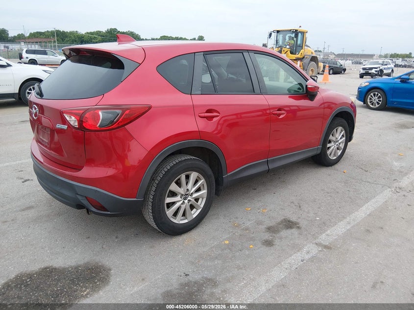 2015 Mazda Cx-5 VIN JM3KE2CY6F0495859 IAAI salvage auction — LEFT SIDE, Salvage (Illinois), sold $2,400 on 2026-07-07 (photo 4)
