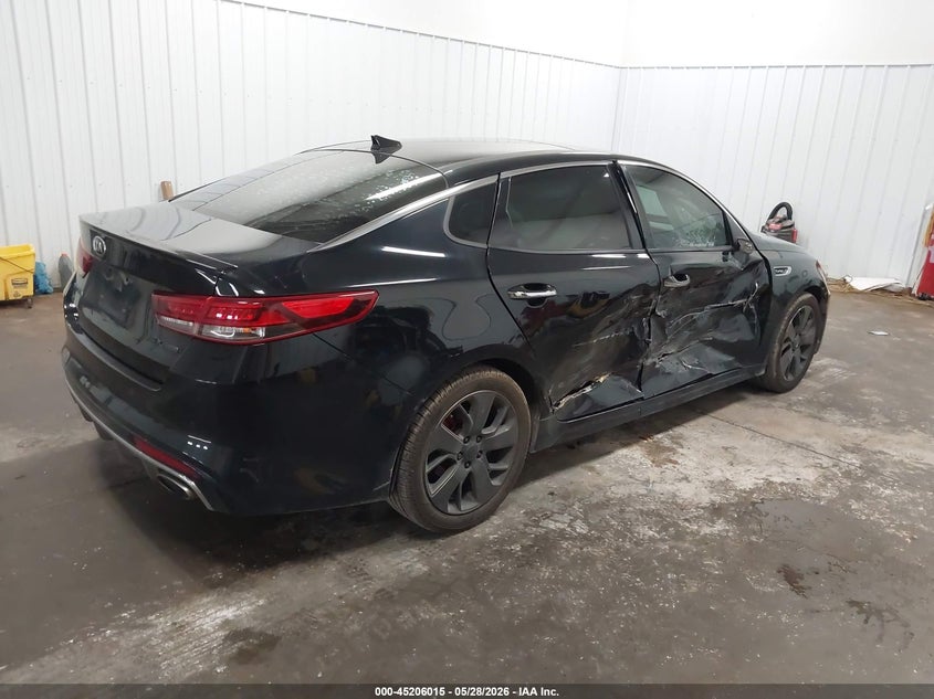 2018 Kia Optima VIN 5XXGW4L22JG199408 IAAI salvage auction — RIGHT SIDE, Regular (South Dakota), sold $2,600 on 2026-07-28 (photo 4)