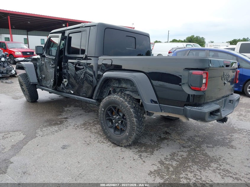 2024 Jeep Gladiator VIN 1C6HJTAG9RL101912 IAAI salvage auction — SIDE, Original (Texas), sold $10,300 on 2026-08-01 (photo 3)