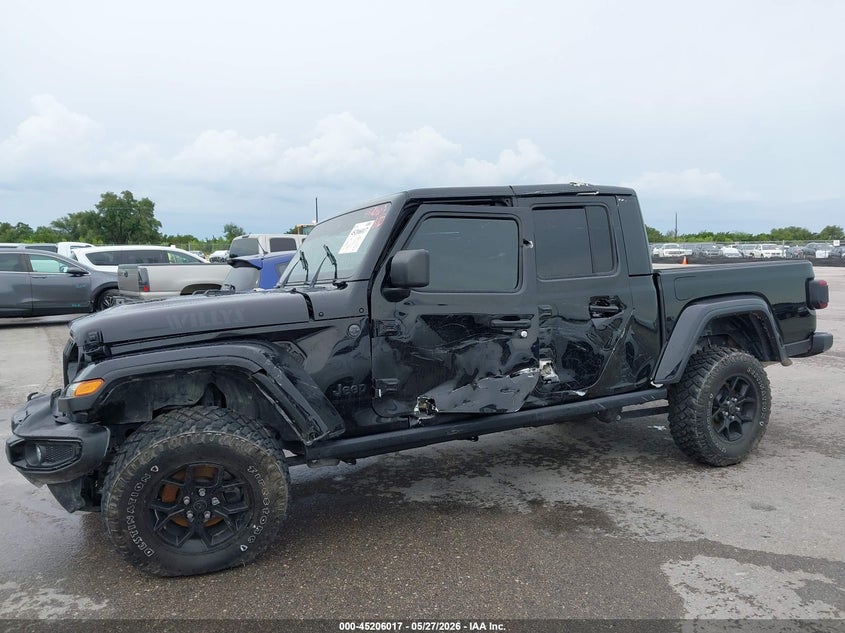 2024 Jeep Gladiator VIN 1C6HJTAG9RL101912 IAAI salvage auction — SIDE, Original (Texas), sold $10,300 on 2026-08-01 (photo 6)