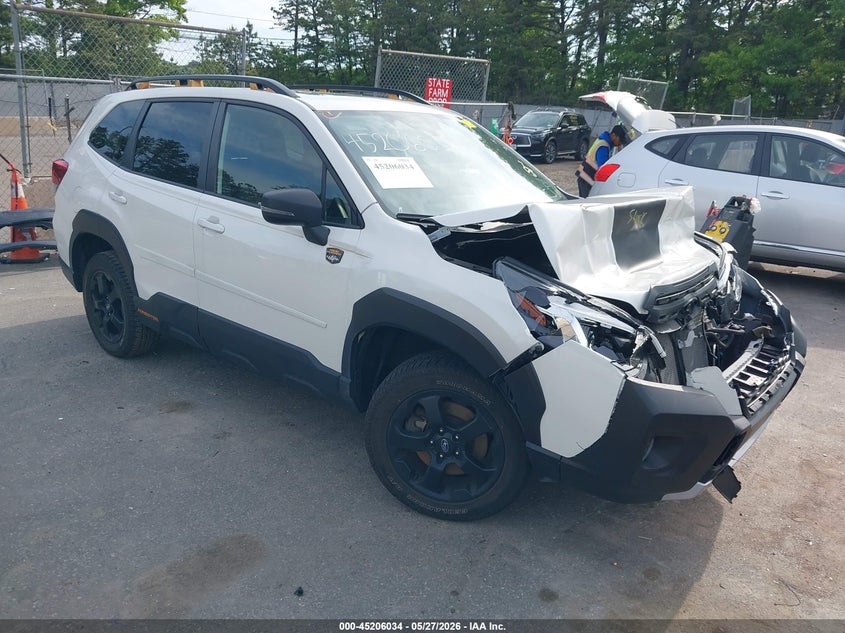 2023 Subaru Forester VIN JF2SKALC5PH454949 IAAI salvage auction — FRONT END, Mv-907A (New York), sold $7,550 on 2026-07-21 (photo 1)