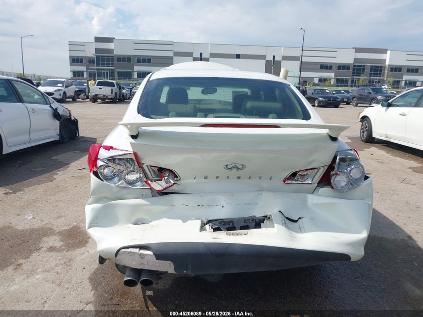 2006 Infiniti G VIN JNKCV51E16M505339 IAAI salvage auction — REAR END, Salvage (Texas), sold $650 on 2026-07-28 (photo 6)