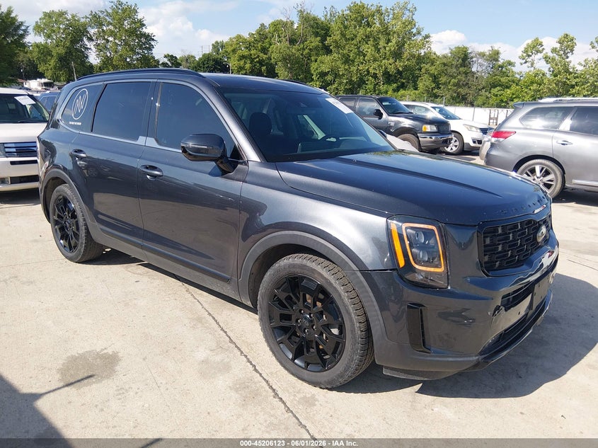 2021 Kia Telluride VIN 5XYP5DHC7MG095713 IAAI salvage auction — REAR END, Salvage Title, sold $4,800 on 2026-07-09 (photo 1)