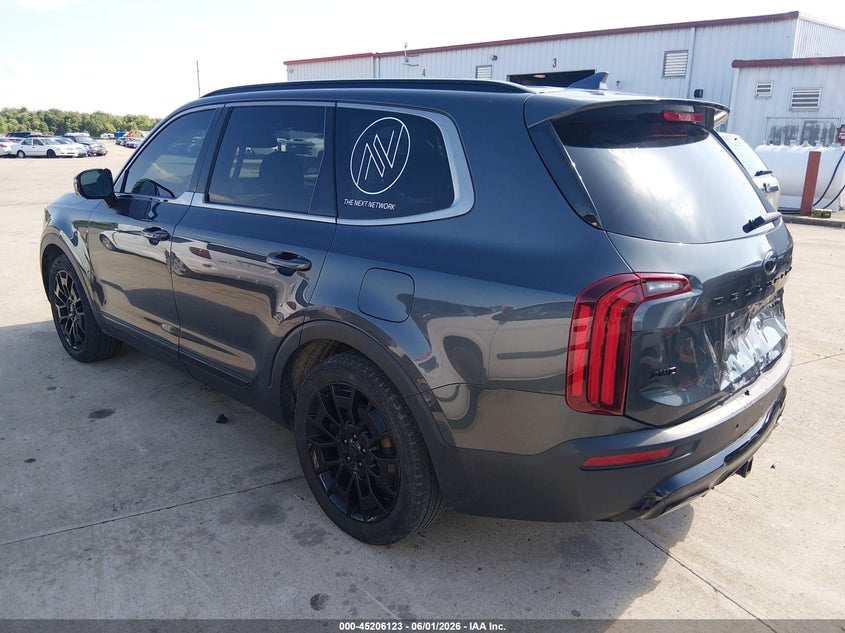 2021 Kia Telluride VIN 5XYP5DHC7MG095713 IAAI salvage auction — REAR END, Salvage Title, sold $4,800 on 2026-07-09 (photo 3)