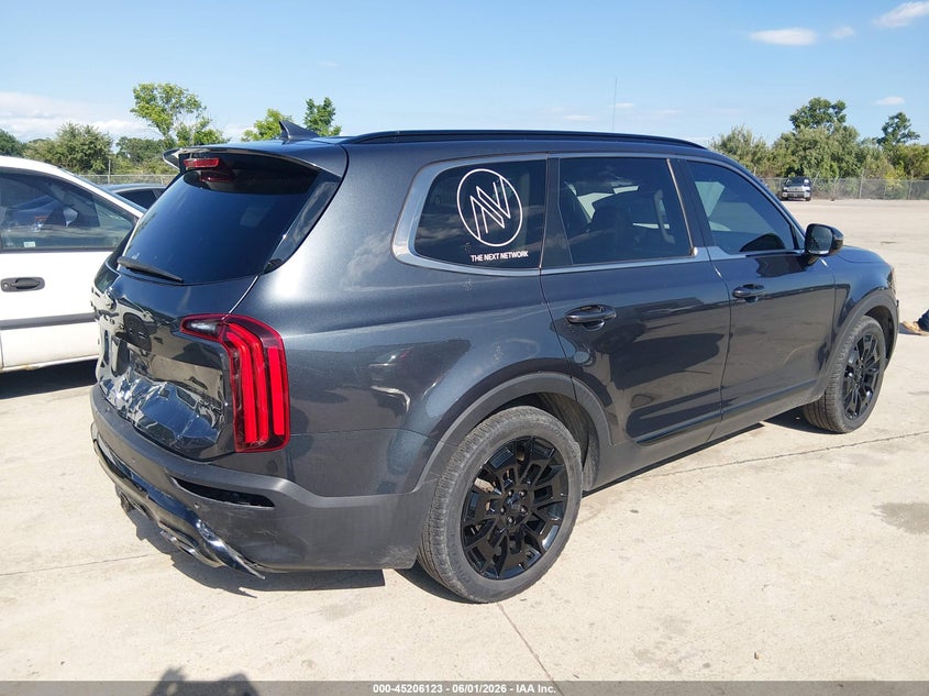 2021 Kia Telluride VIN 5XYP5DHC7MG095713 IAAI salvage auction — REAR END, Salvage Title, sold $4,800 on 2026-07-09 (photo 4)