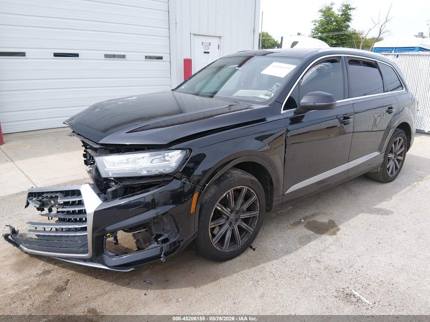 2019 Audi Q7 VIN WA1LHAF70KD034204 IAAI salvage auction — FRONT END, Salvage (Illinois), sold $3,225 on 2026-07-28 (photo 2)