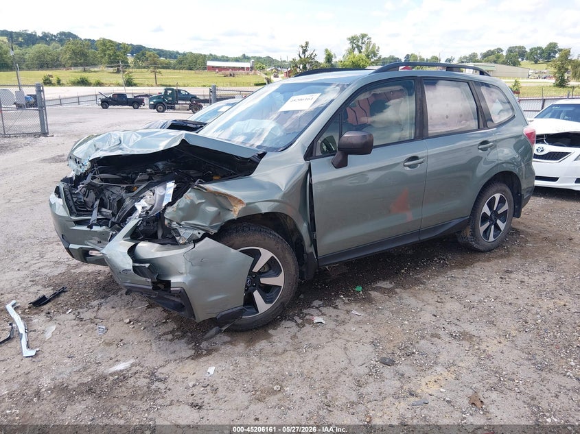 2018 Subaru Forester VIN JF2SJABC1JH601750 IAAI salvage auction — FRONT END, Clear (Arkansas), sold $25 on 2026-07-23 (photo 2)