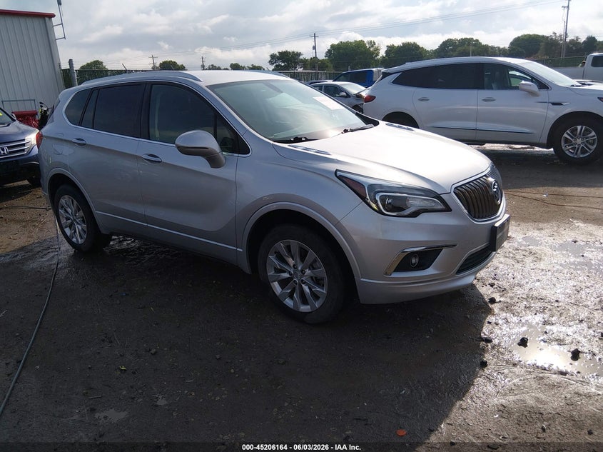 2017 Buick Envision VIN LRBFXBSA1HD242600 IAAI salvage auction — HAIL, Salvage (Kansas), sold $6,350 on 2026-08-01 (photo 1)