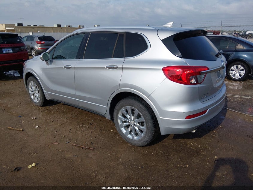 2017 Buick Envision VIN LRBFXBSA1HD242600 IAAI salvage auction — HAIL, Salvage (Kansas), sold $6,350 on 2026-08-01 (photo 3)