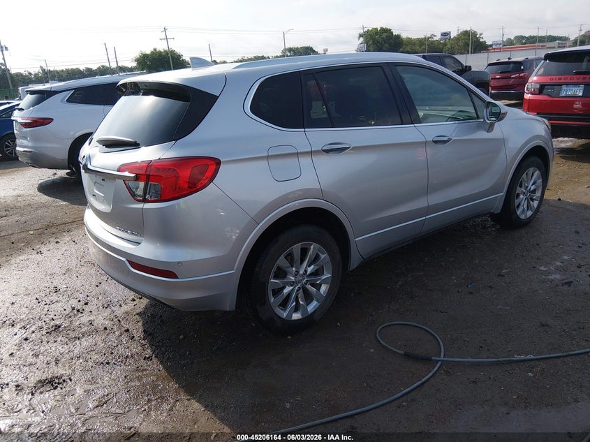 2017 Buick Envision VIN LRBFXBSA1HD242600 IAAI salvage auction — HAIL, Salvage (Kansas), sold $6,350 on 2026-08-01 (photo 4)