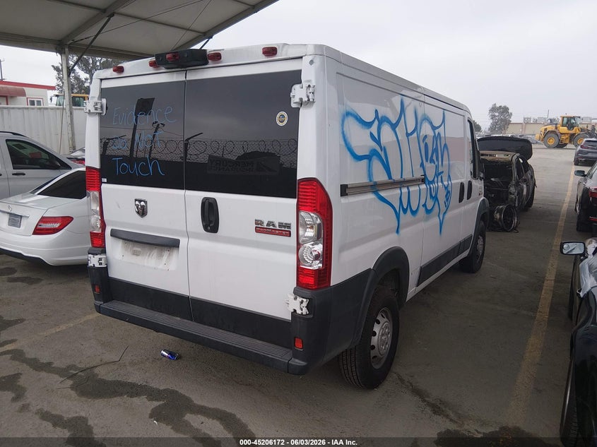 2020 Ram Promaster city VIN 3C6TRVAG0LE114966 IAAI salvage auction — THEFT, Salvage (California), sold $3,850 on 2026-07-22 (photo 4)