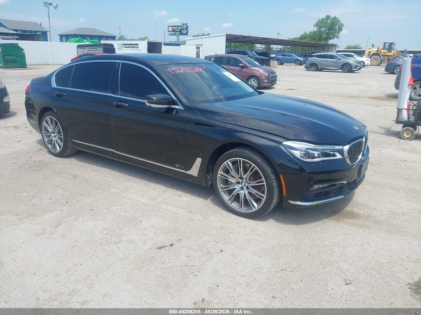 2016 BMW 7er VIN WBA7F2C58GG418515 IAAI salvage auction — LEFT FRONT, Original (Texas), sold $15,750 on 2026-08-05 (photo 1)