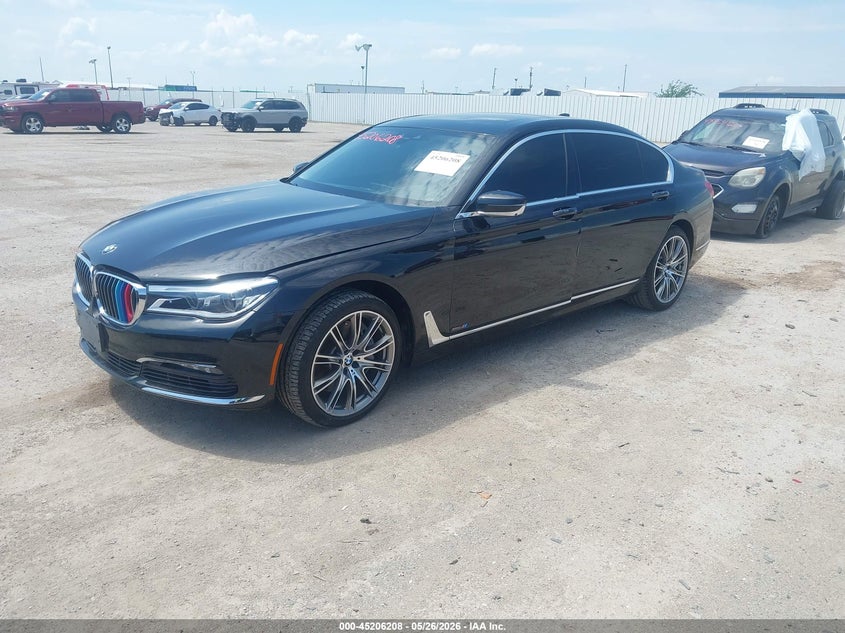 2016 BMW 7er VIN WBA7F2C58GG418515 IAAI salvage auction — LEFT FRONT, Original (Texas), sold $15,750 on 2026-08-05 (photo 2)