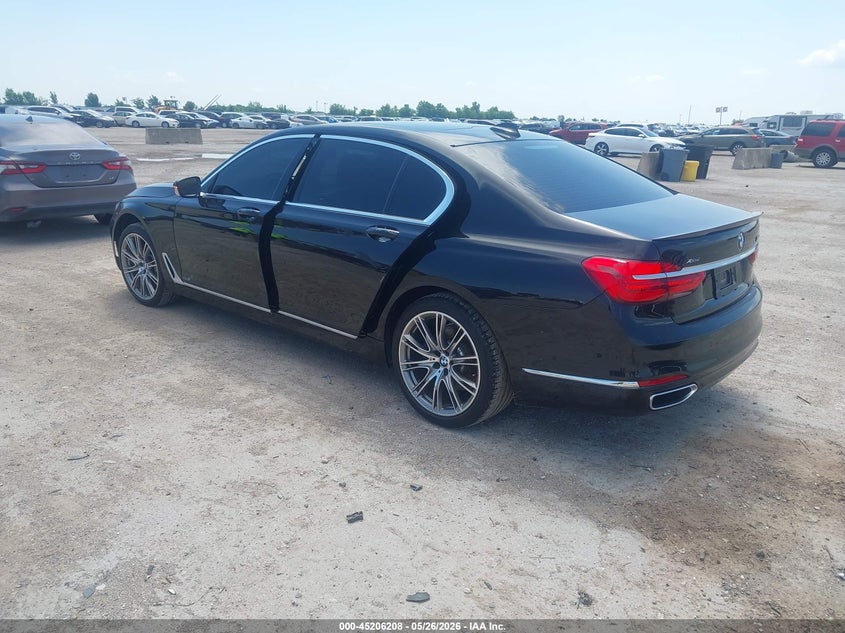 2016 BMW 7er VIN WBA7F2C58GG418515 IAAI salvage auction — LEFT FRONT, Original (Texas), sold $15,750 on 2026-08-05 (photo 3)