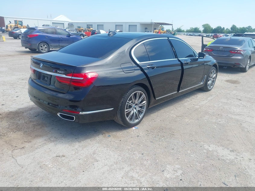 2016 BMW 7er VIN WBA7F2C58GG418515 IAAI salvage auction — LEFT FRONT, Original (Texas), sold $15,750 on 2026-08-05 (photo 4)