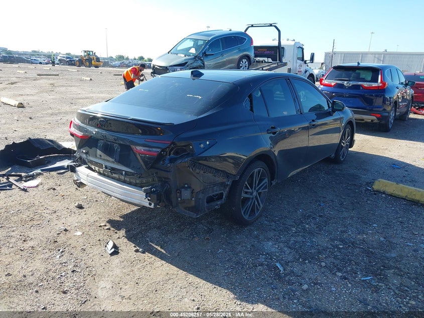 2025 Toyota Camry VIN 4T1DAACK6SU028653 IAAI salvage auction — REAR END, Salvage Title, sold $18,200 on 2026-07-30 (photo 4)