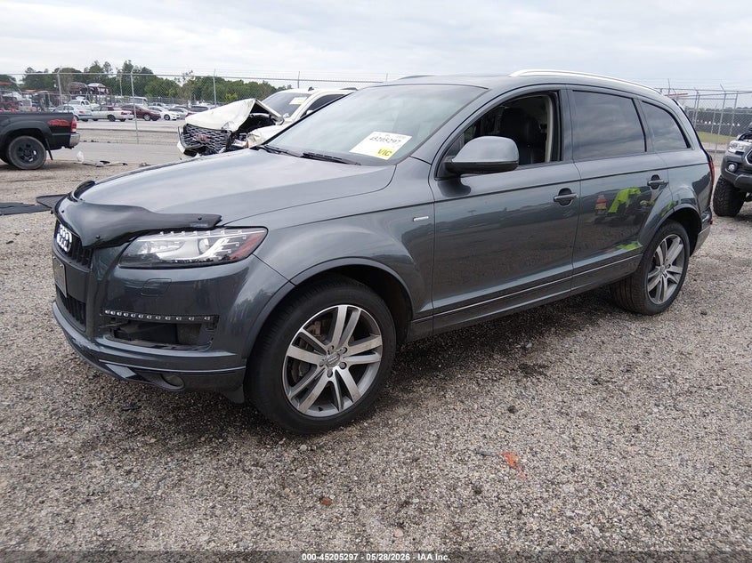 2015 Audi Q7 VIN WA1LGAFE7FD027791 IAAI salvage auction — FRONT & REAR, Salvage (South Carolina), sold $1,550 on 2026-07-29 (photo 2)