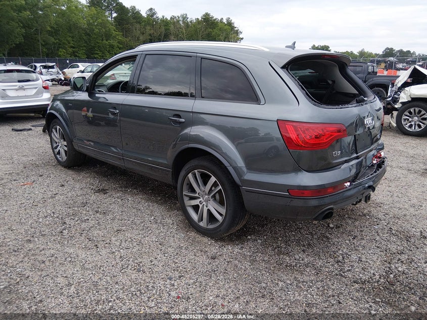 2015 Audi Q7 VIN WA1LGAFE7FD027791 IAAI salvage auction — FRONT & REAR, Salvage (South Carolina), sold $1,550 on 2026-07-29 (photo 3)