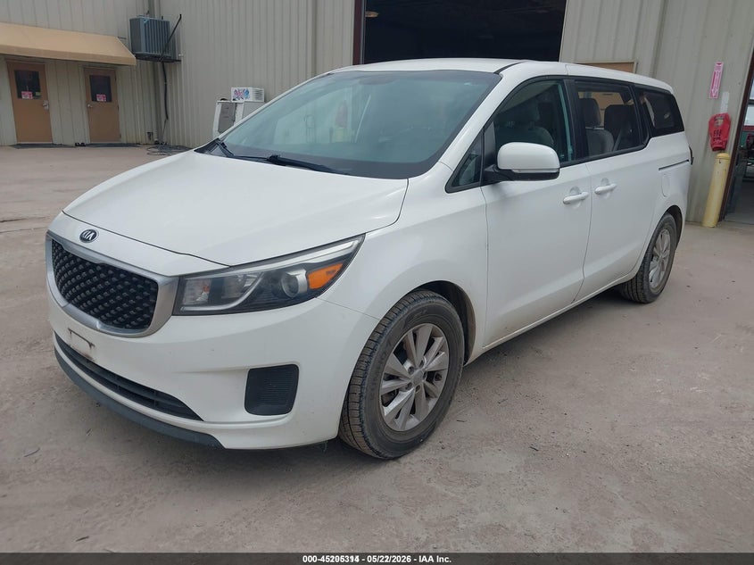 2018 Kia SEDONA VIN KNDMA5C1XJ6409816 IAAI salvage auction — SIDE, Sf97 (Texas), sold $15,050 on 2026-07-07 (photo 2)
