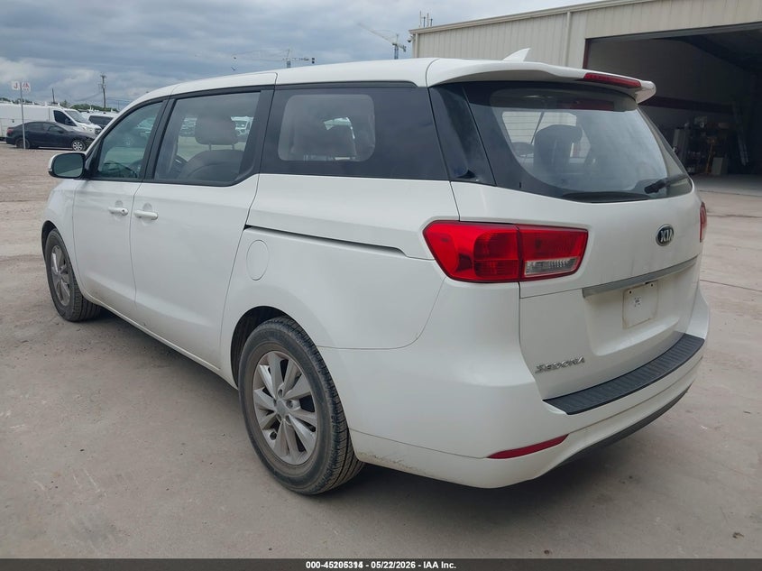 2018 Kia SEDONA VIN KNDMA5C1XJ6409816 IAAI salvage auction — SIDE, Sf97 (Texas), sold $15,050 on 2026-07-07 (photo 3)