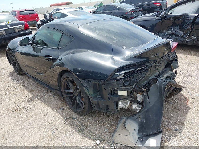 2021 Toyota Supra VIN WZ1DB0C04MW040335 IAAI salvage auction — FRONT & REAR, Salvage Title, sold $11,400 on 2026-07-20 (photo 3)