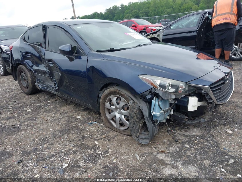 2016 Mazda 3 VIN JM1BM1T78G1354140 IAAI salvage auction — FRONT END, Salvage (Georgia), sold $375 on 2026-07-08 (photo 1)