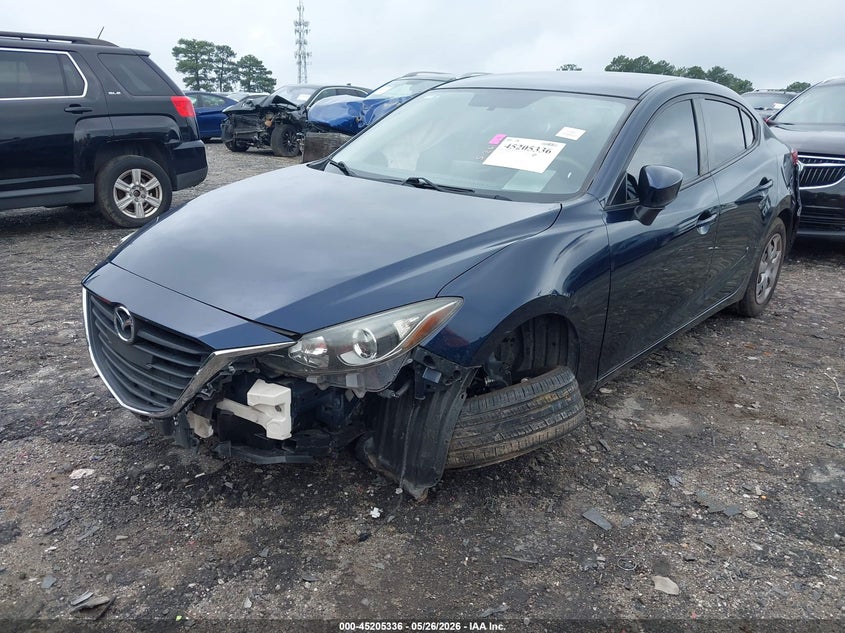 2016 Mazda 3 VIN JM1BM1T78G1354140 IAAI salvage auction — FRONT END, Salvage (Georgia), sold $375 on 2026-07-08 (photo 2)