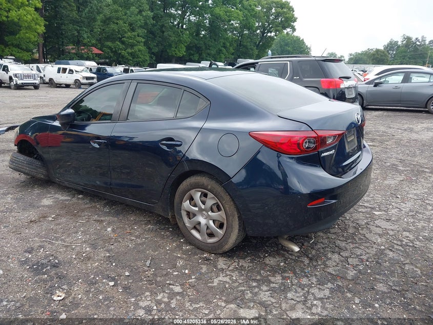 2016 Mazda 3 VIN JM1BM1T78G1354140 IAAI salvage auction — FRONT END, Salvage (Georgia), sold $375 on 2026-07-08 (photo 3)